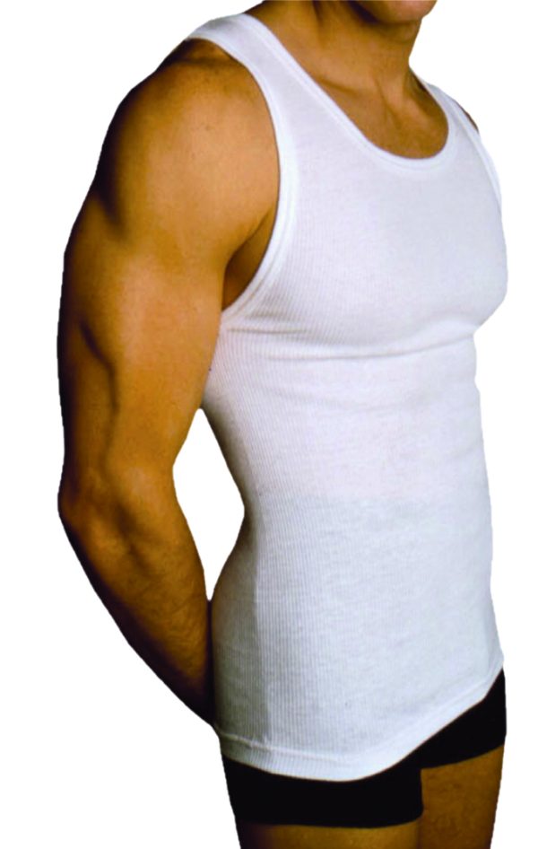 Camiseta, esqueleto atlética acanalada.