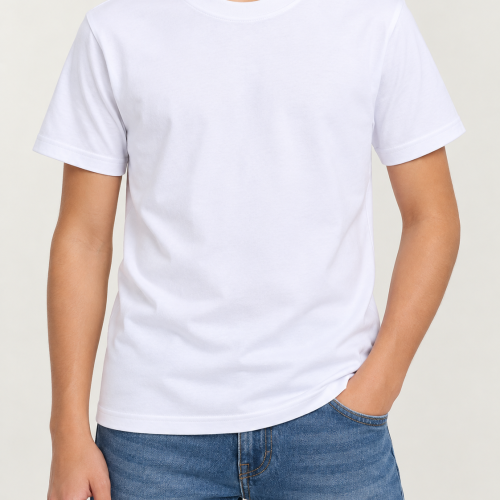 32cfec18-2e12-4843-82aa-7c3afc639aa4 Camiseta Blanca Cuello Redondo Unisex 171B