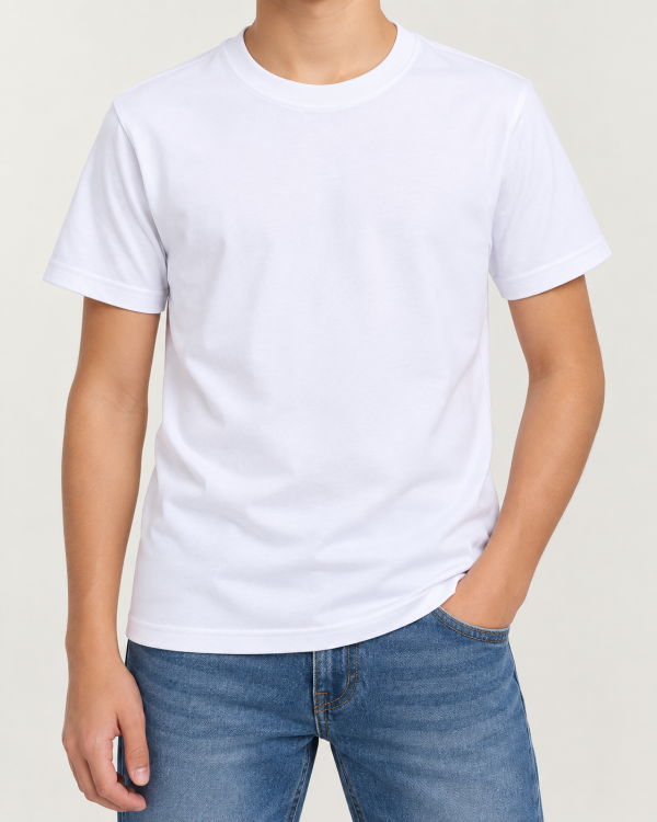 32cfec18-2e12-4843-82aa-7c3afc639aa4 Camiseta Blanca Cuello Redondo Unisex 171B