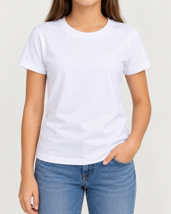 be9efd82-cf04-46e0-bc6b-7b682c212764 Camiseta Blanca Cuello Redondo Unisex 171B